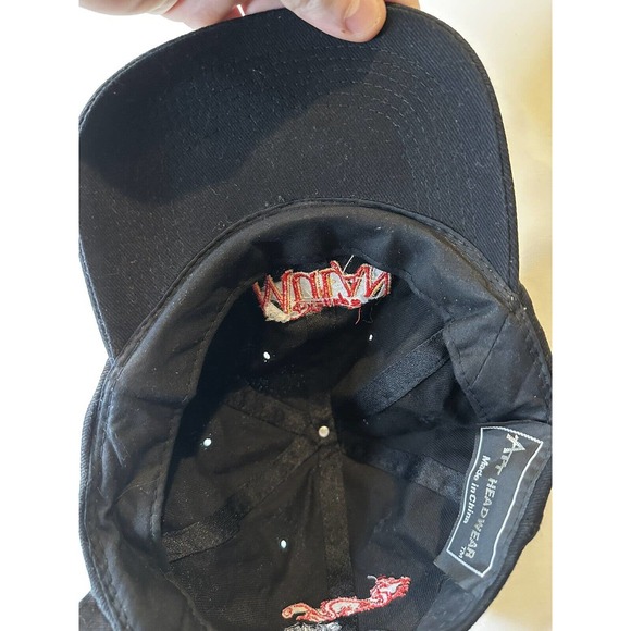 Disney Mulan Hat Vintage Rare Black GOOD Adjustable Headwear main image 4